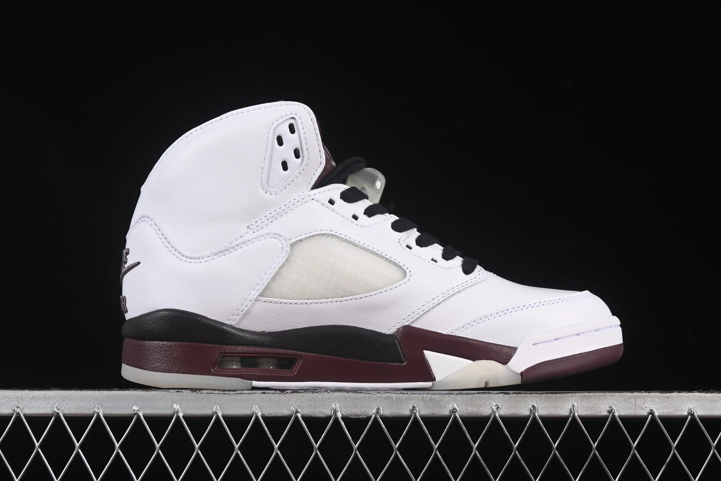 All Categories Air Jordan Jordan Series Basketball Shoes Air Jordan 5 Special Price OG Version A Ma Maniere x Air Jordan 5 Retro "Violet Ore" AJ5 Joe 5 White Wine Red IB1528-100